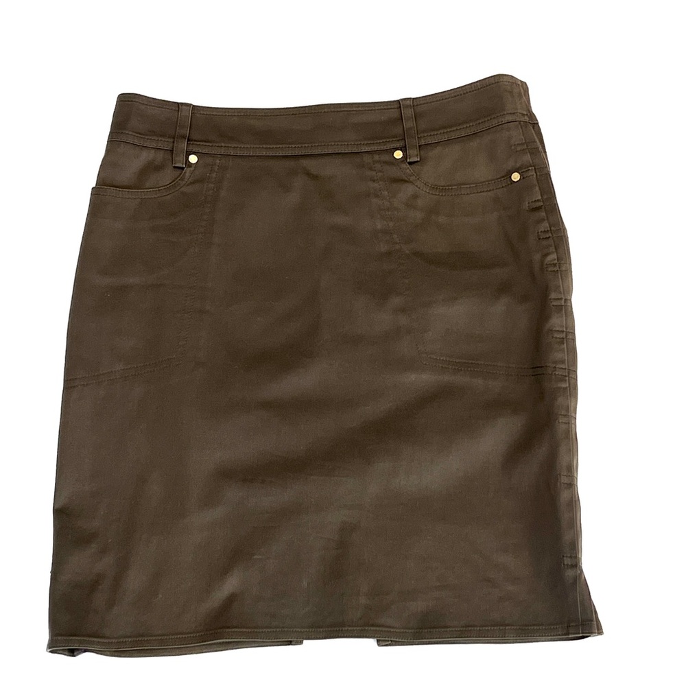 Gucci dark green pencil skirt